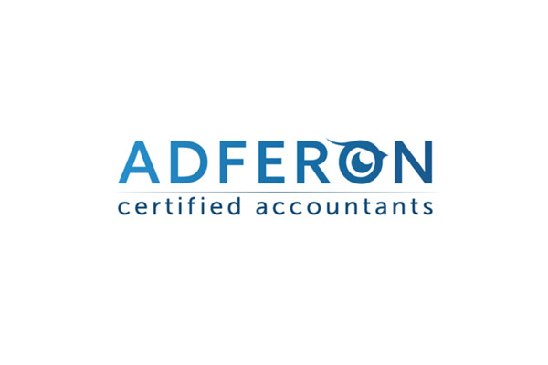 logo ontwerp voor accountants Adferon te Gent