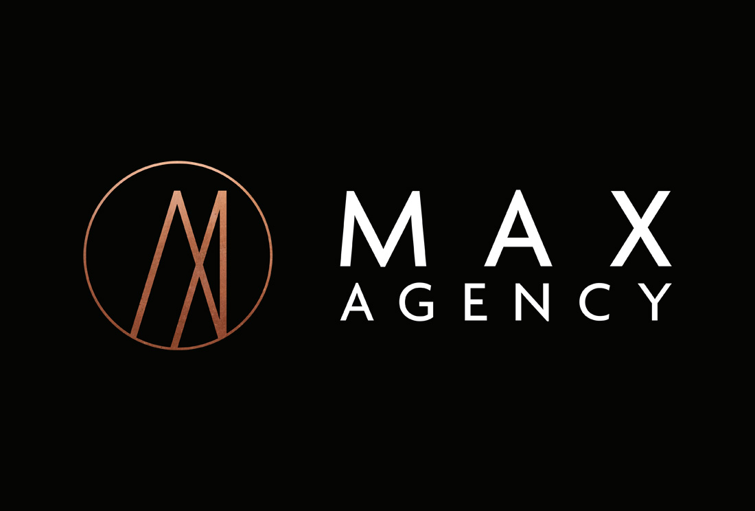 logo ontwerp en webdesign voor Max Agency